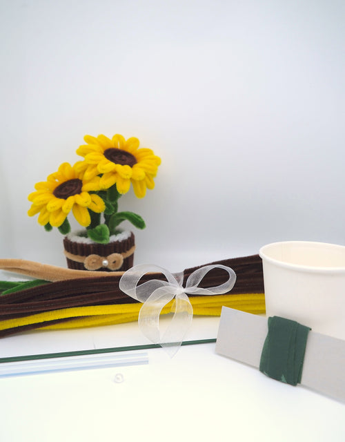 'DIY Kit' Zonnebloem potje