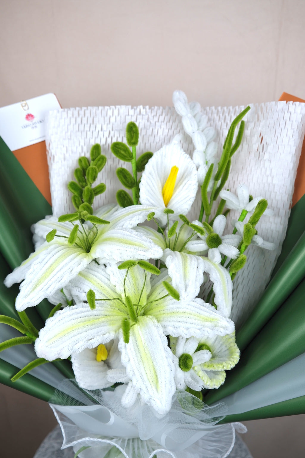 Boeket 'Green Petal' (Pre-order)