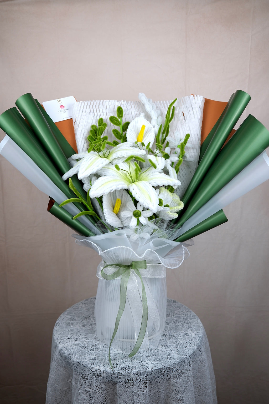 Boeket 'Green Petal' (Pre-order)