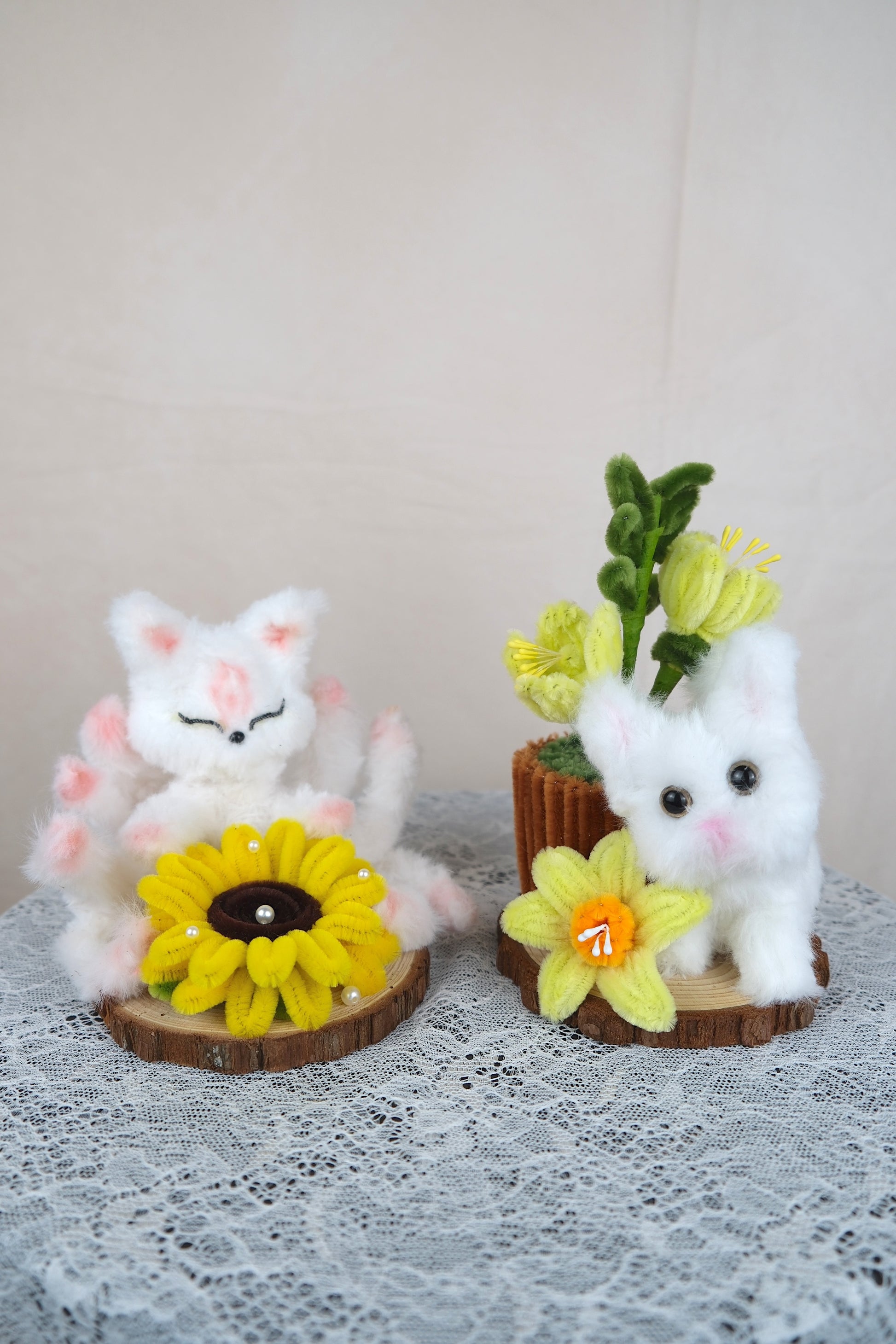 Houten plankje met dieren