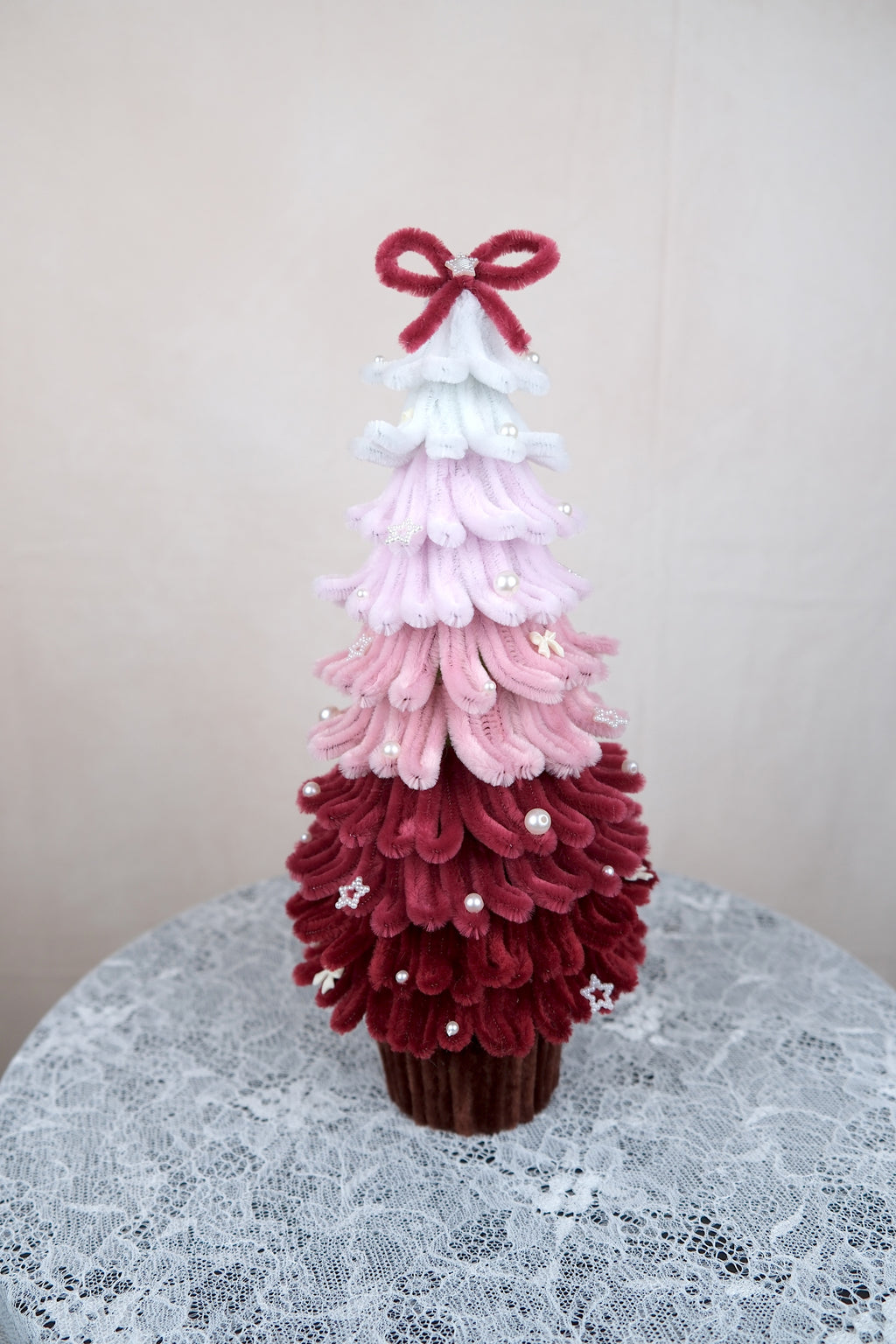 Versierde kerstboompjes