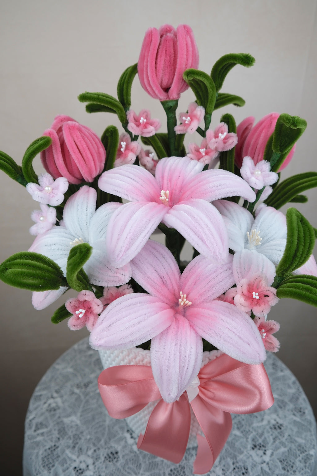 Bloemstuk 'Pink Whisper' (Pre-order)