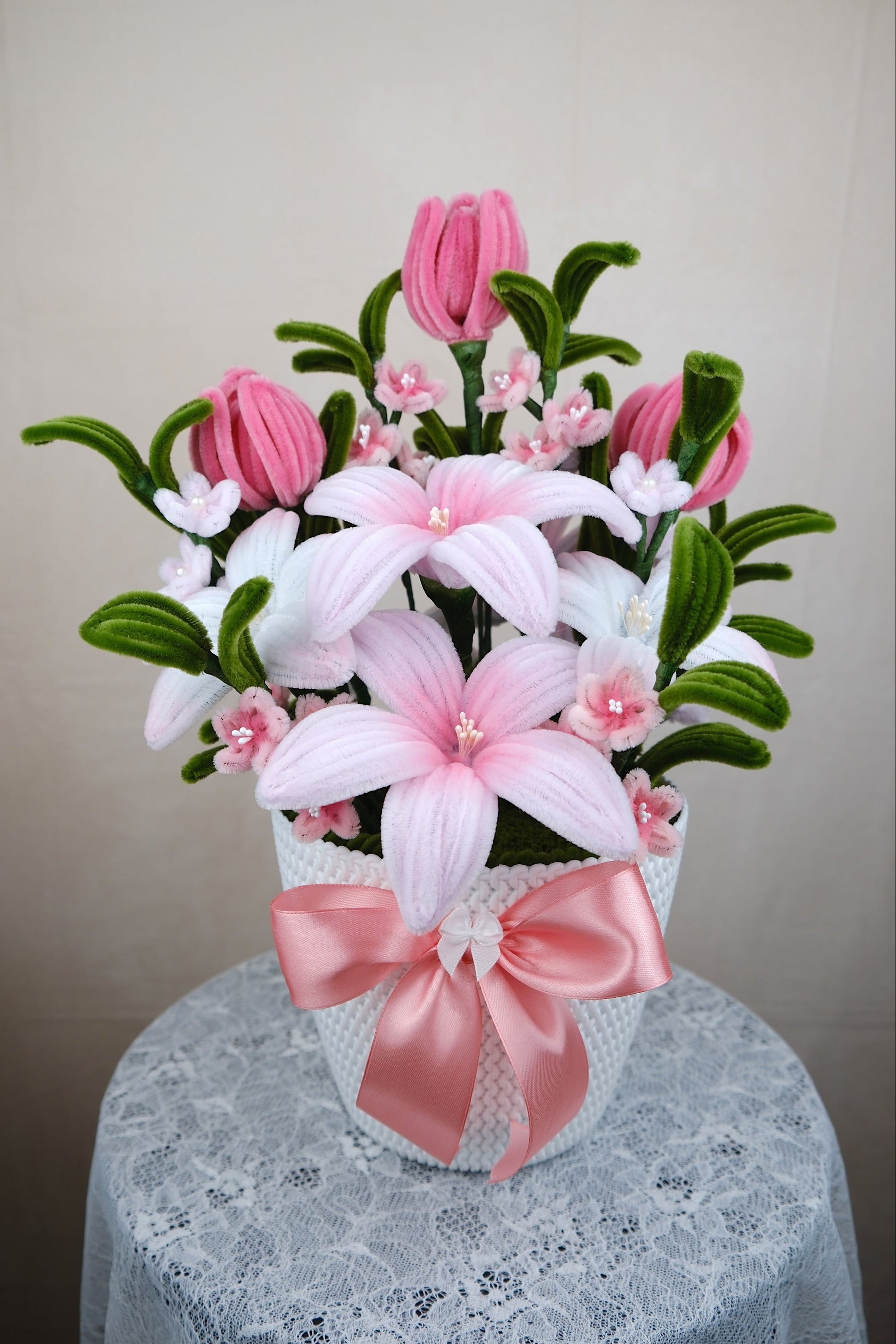 Bloemstuk 'Pink Whisper' (Pre-order)