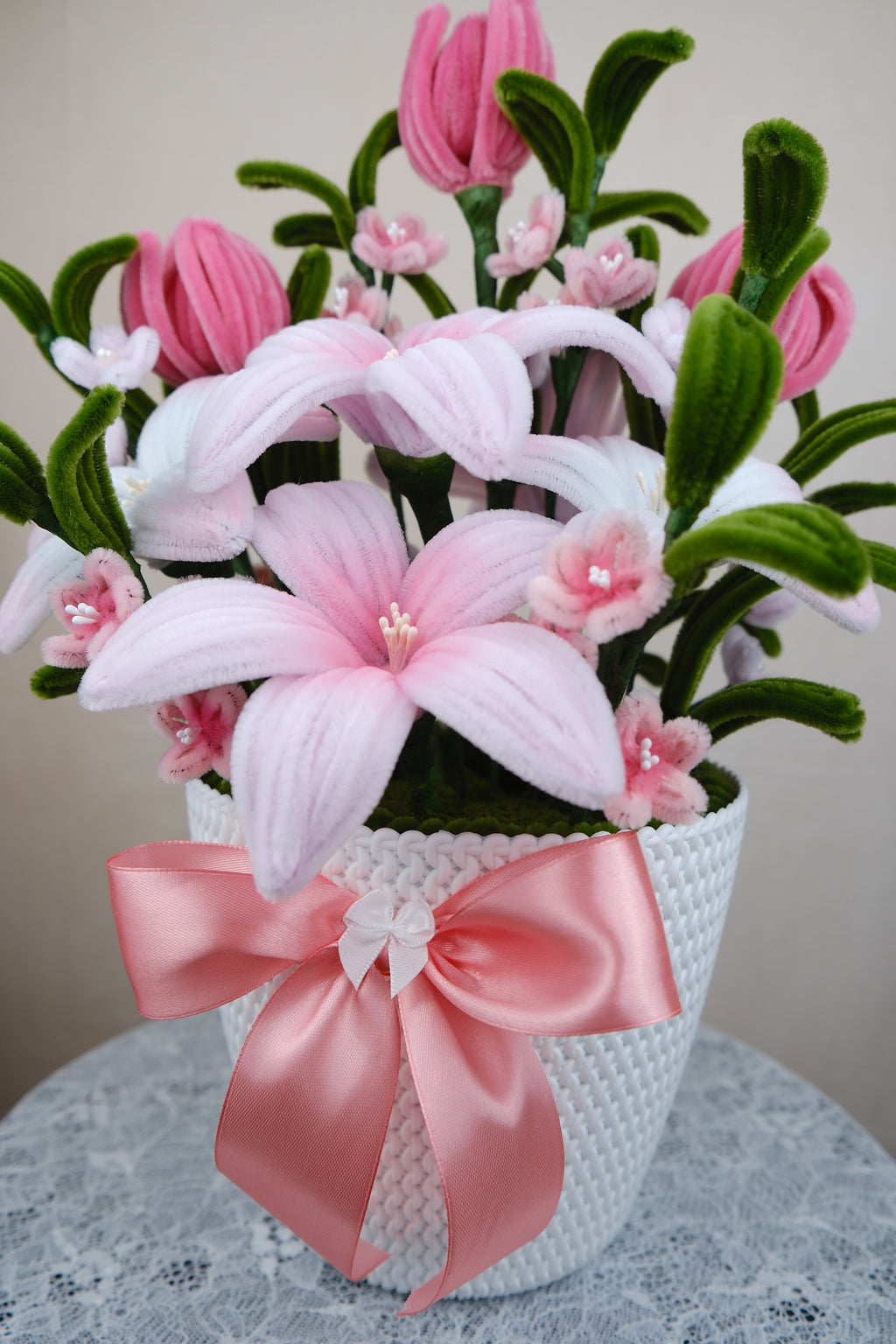 Bloemstuk 'Pink Whisper' (Pre-order)