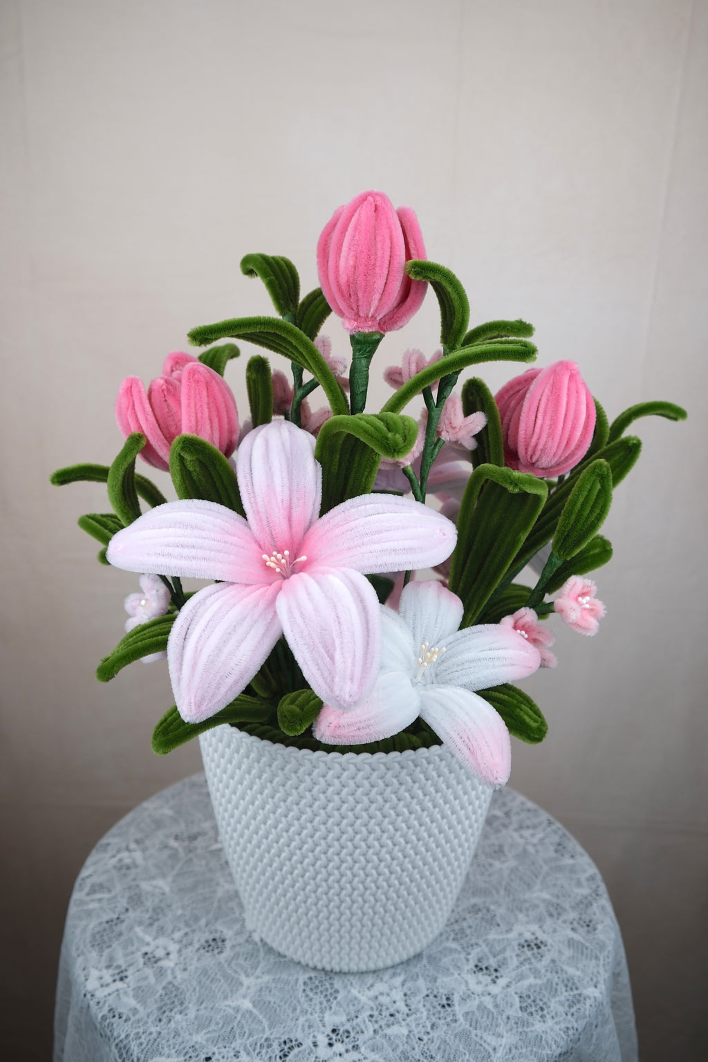 Bloemstuk 'Pink Whisper' (Pre-order)