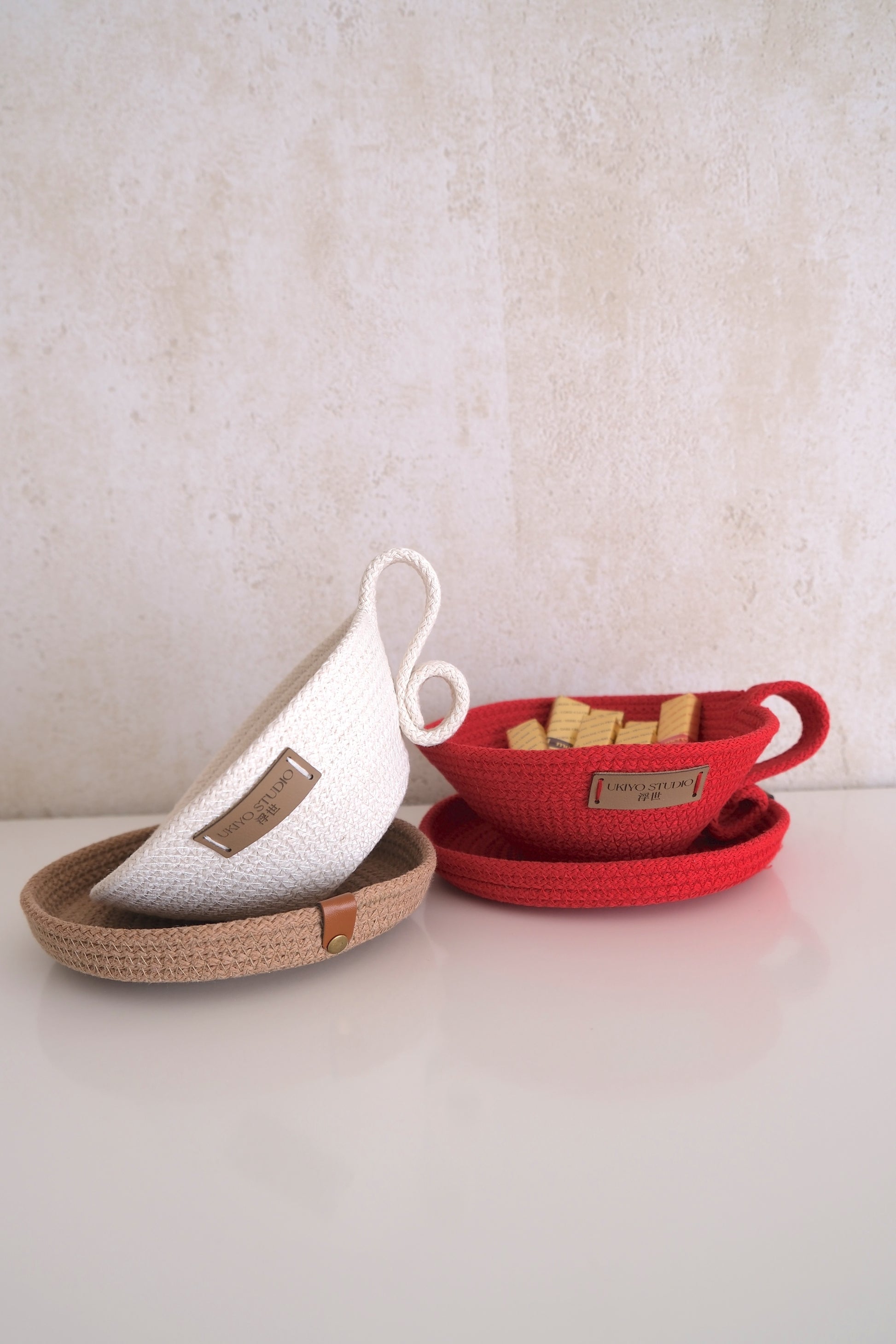 Panier de rangement « Tasse et soucoupe »
