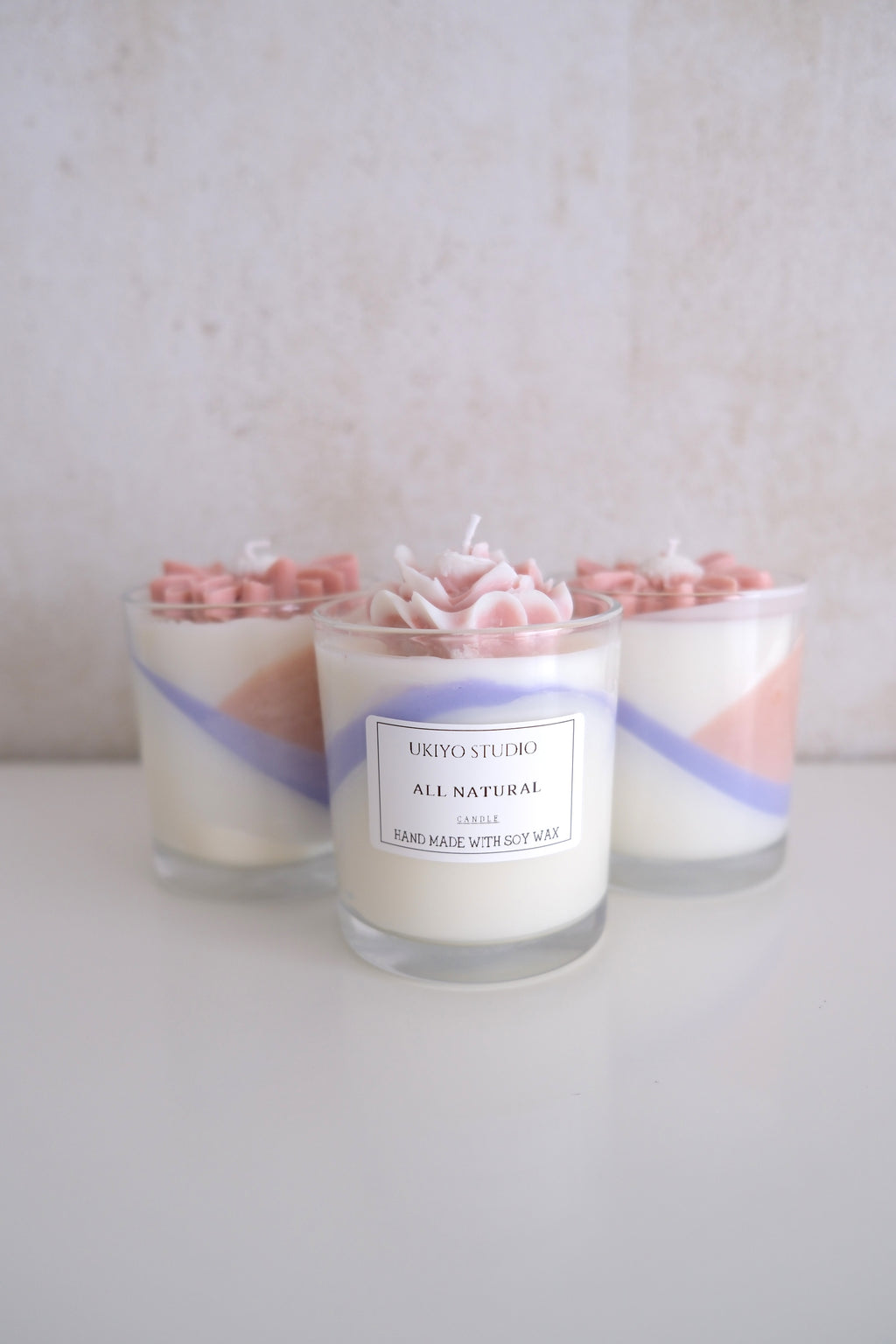 Kaars 'Flower Swirl'