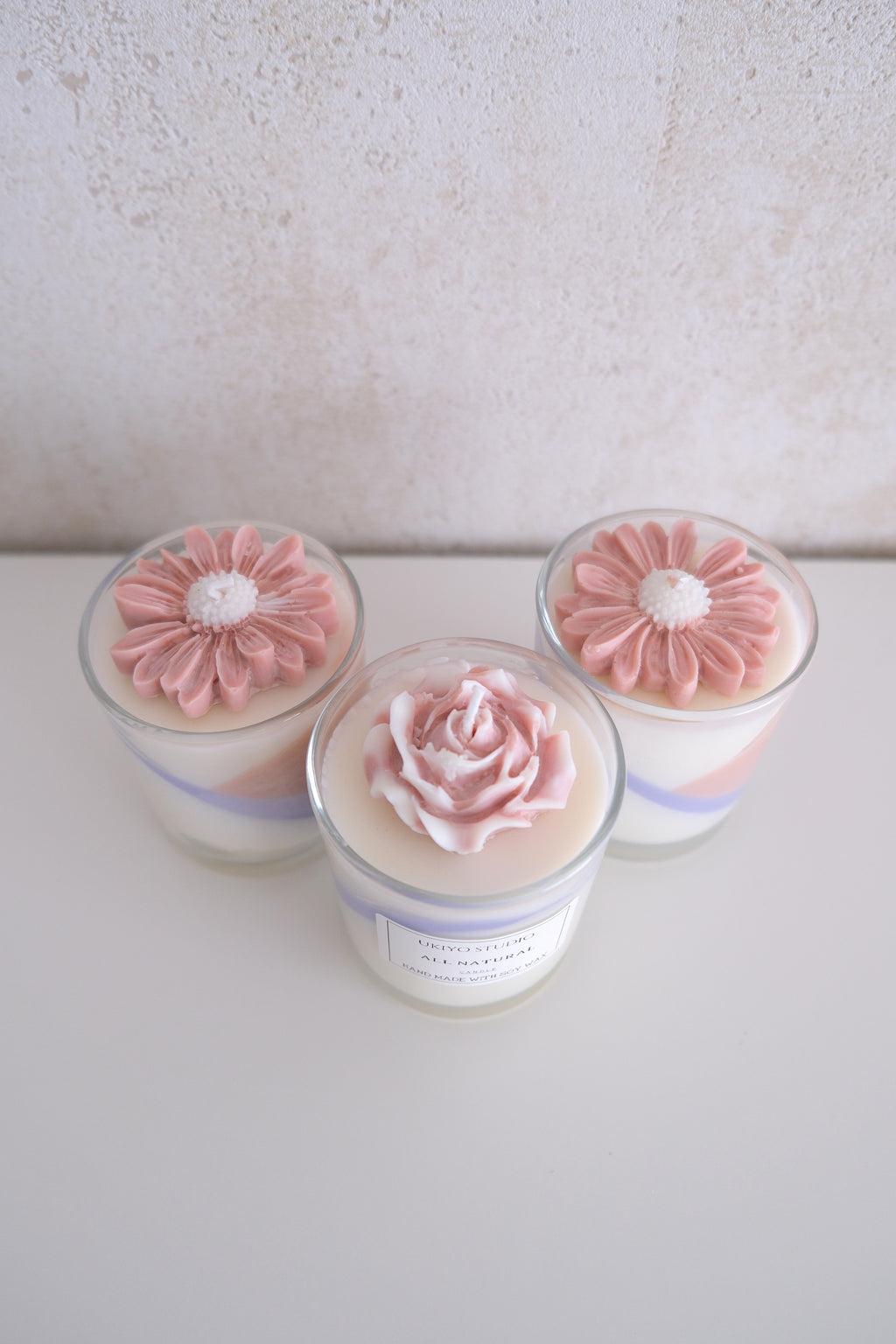 Kaars 'Flower Swirl'