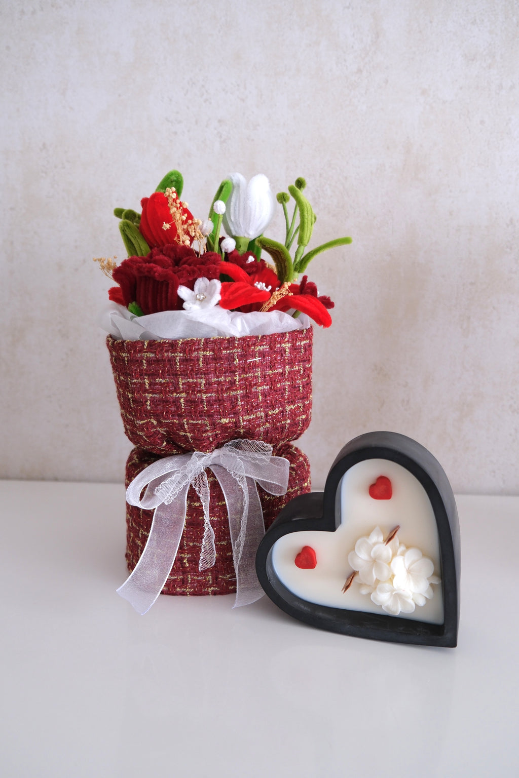 Set - Boeket + Kaars