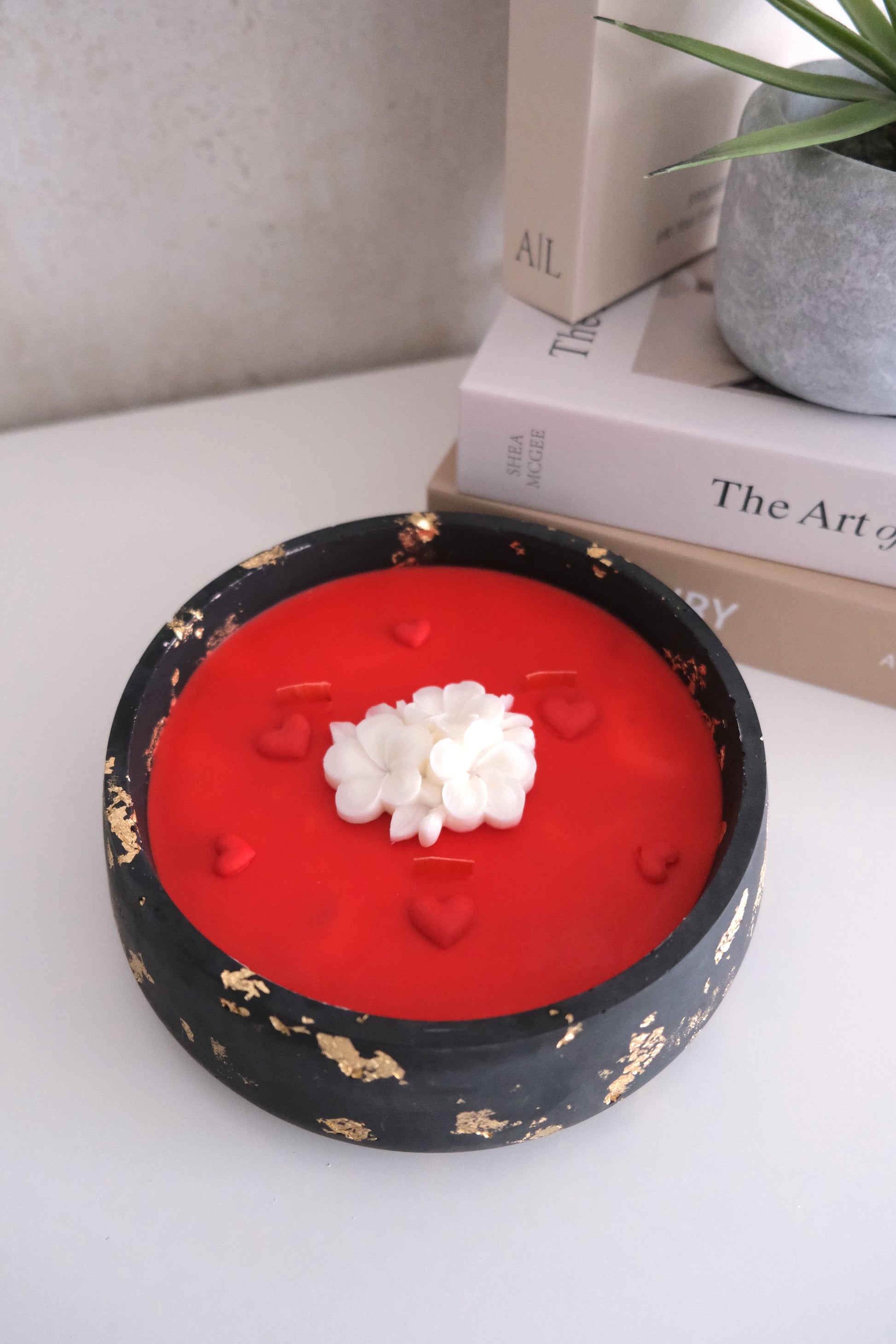 Kaars 'Crimson Heart'