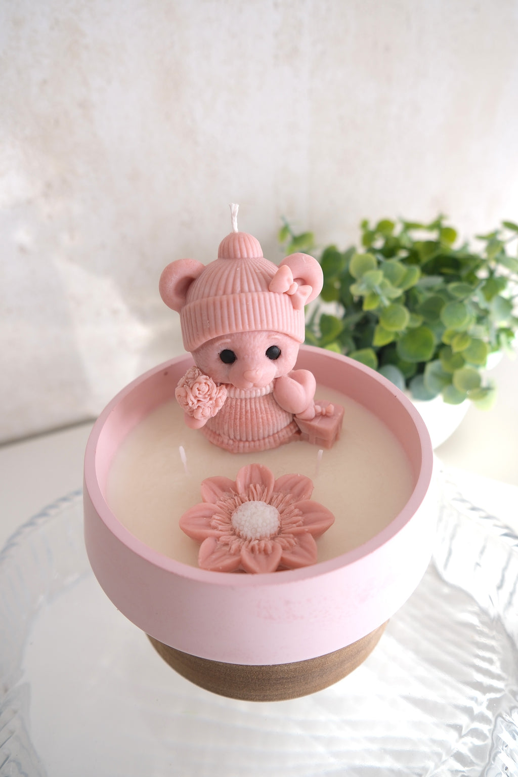 Kaars 'Pink Bear' (Pre-order)