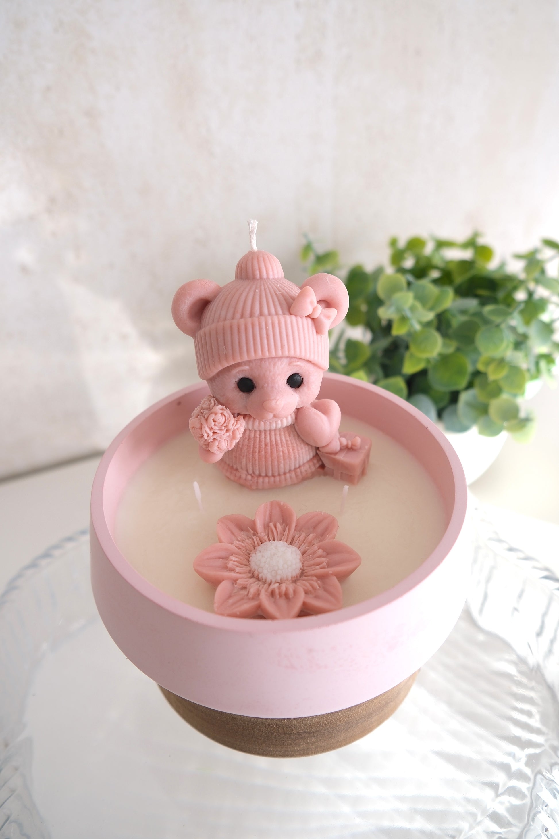 Kaars 'Pink Bear' (Pre-order)