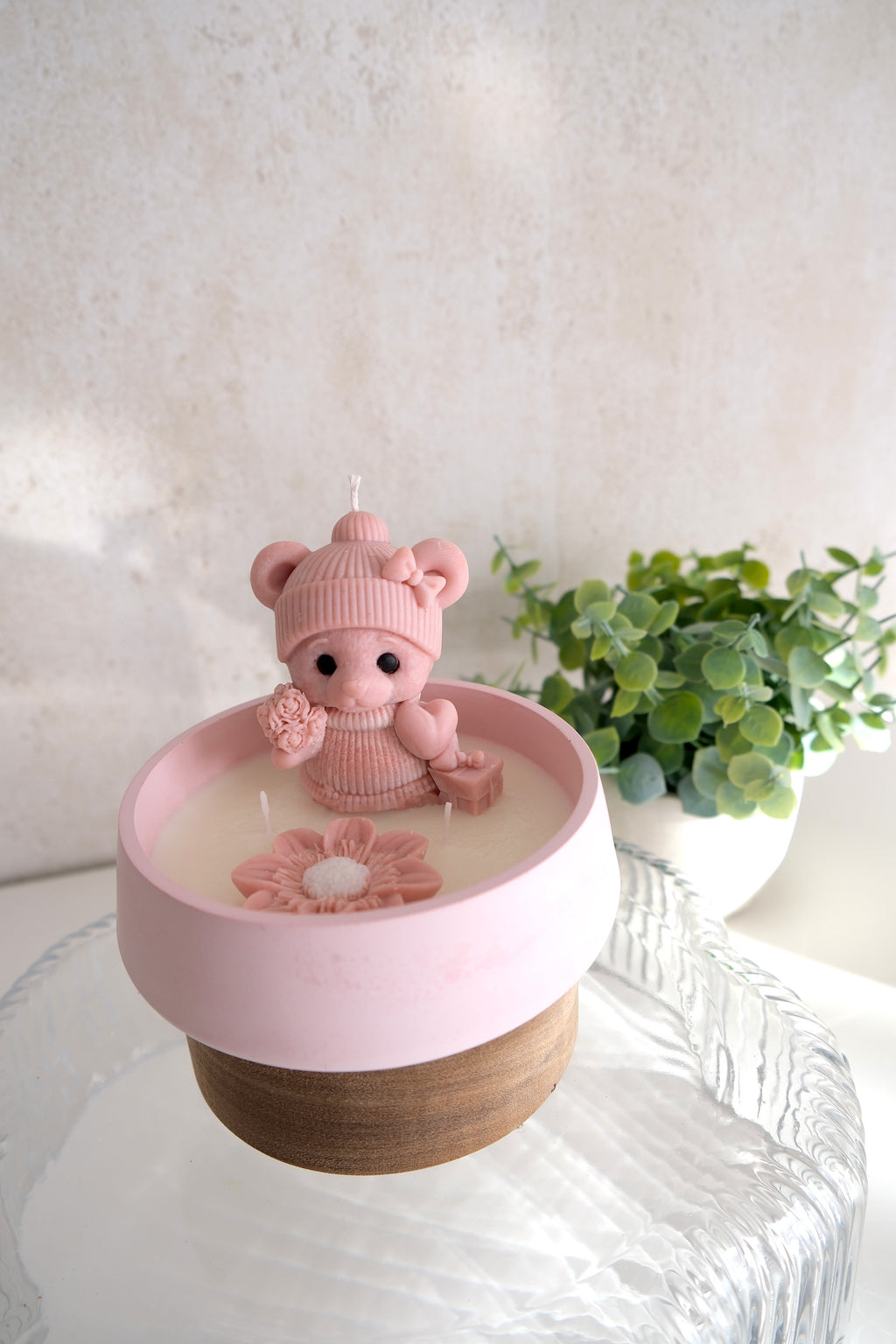 Kaars 'Pink Bear' (Pre-order)