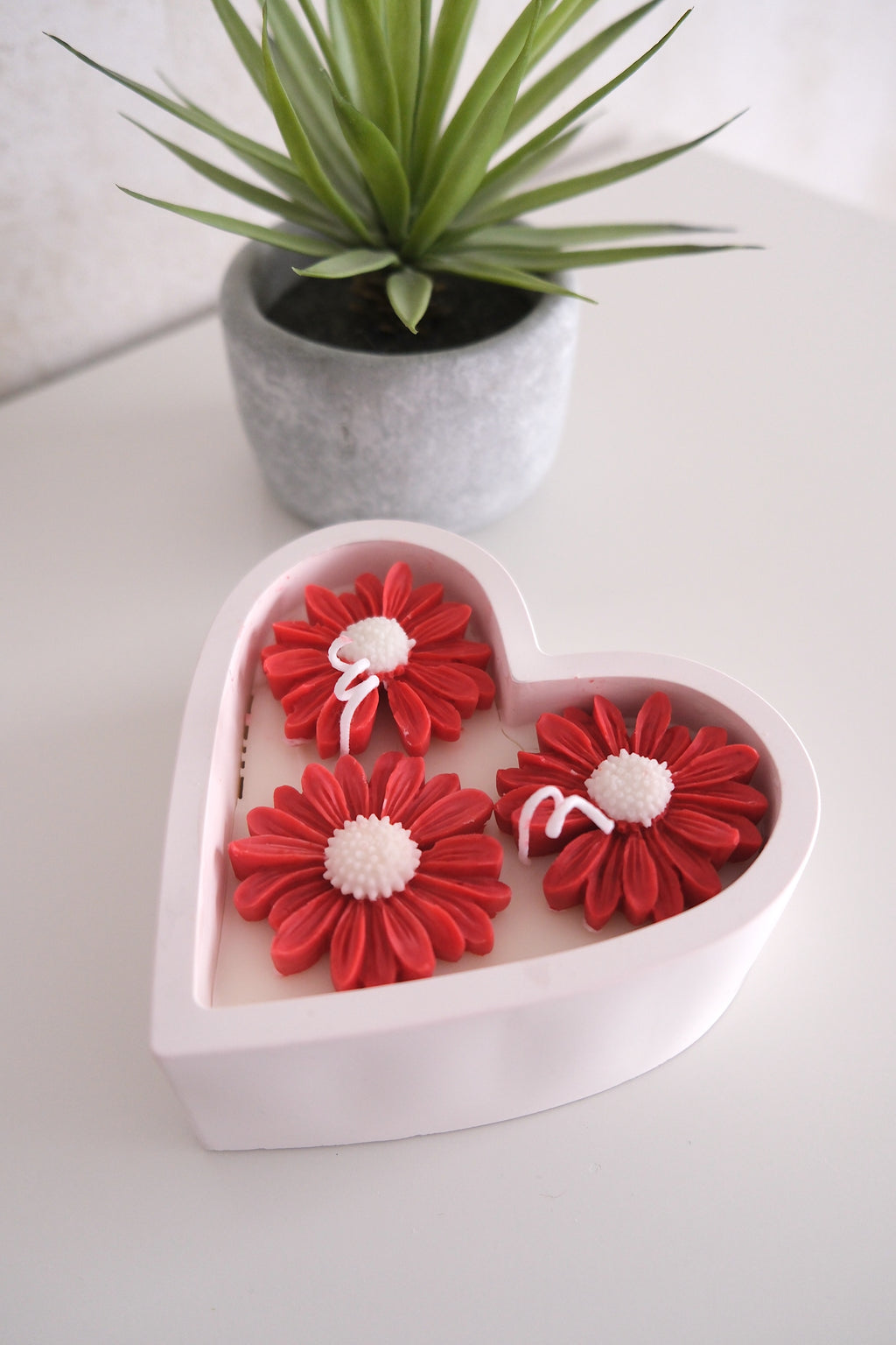 Kaars 'Crimson Heart'