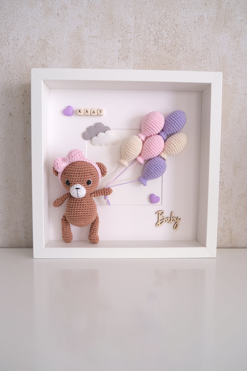 Personalized birth frames