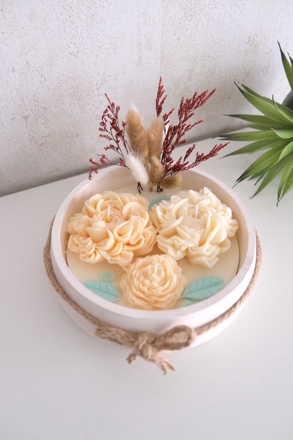 Bougie 'Fleur d'Ivoire'