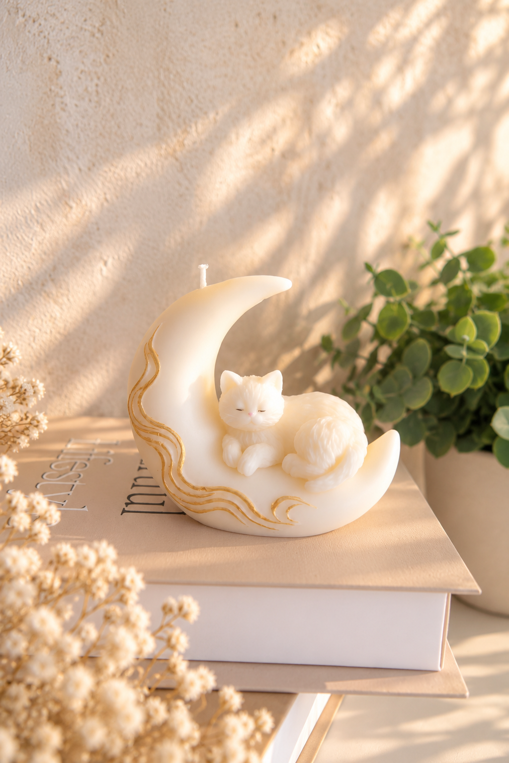 Kaars 'Cat Moon'